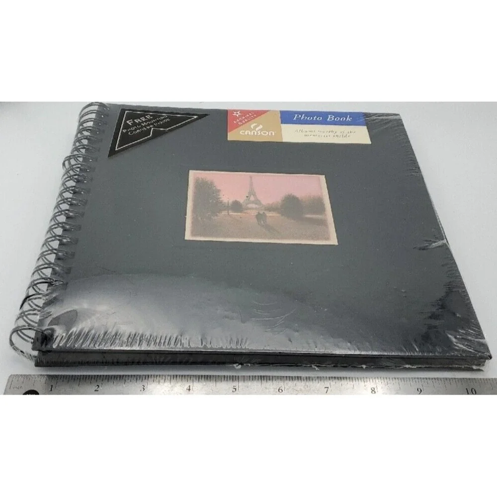 Acid Free‎ Photo Archival Album 40 Pgs Eiffel Tower 10x10in Corner Mounts Canson